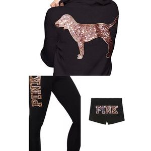 Vs PINK Rose Gold Bling set